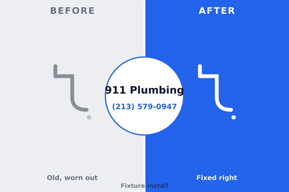 Before and after: plumbing company Danville, AR